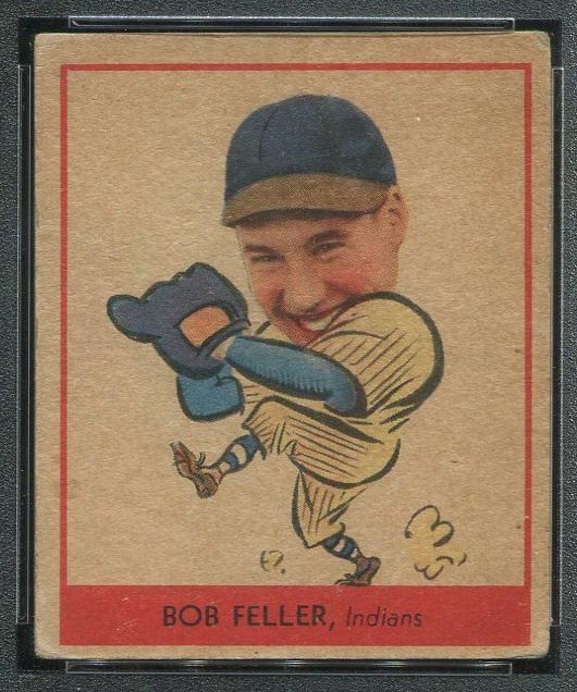 1938 Goudey #264 Bob Feller Cleveland Indians - Front