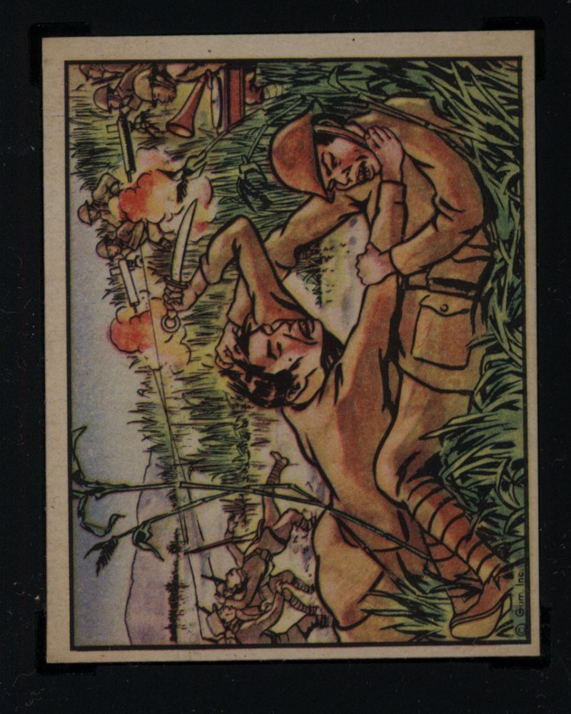 1938 Gum Inc Horrors of War #104 The Music of Death - Front