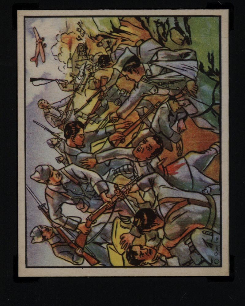 1938 Gum Inc Horrors of War #112 Hand-to-Hand Fighting in Aragon - Front