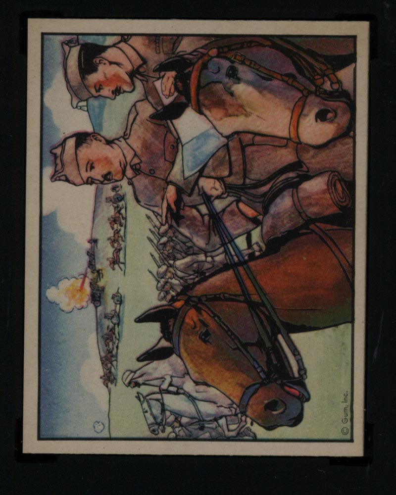 1938 Gum Inc Horrors of War #161 Franco Assumes Personal Command Near Lerida - Front