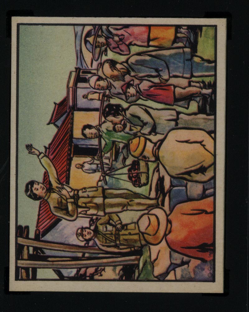 1938 Gum Inc Horrors of War #174 Women Propagandists Urge Chinese Patriotism - Front