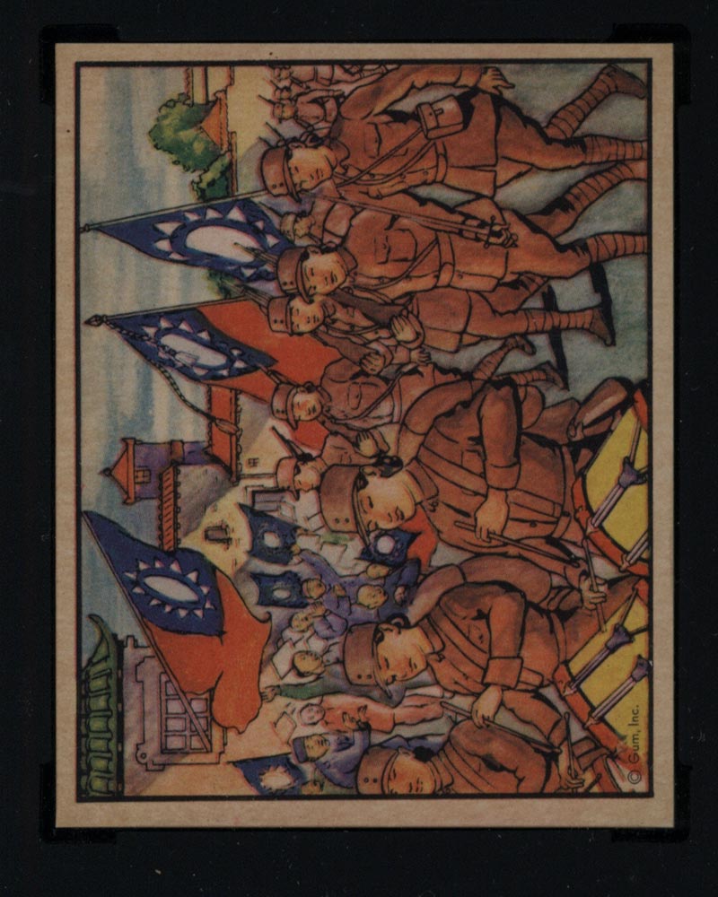 1938 Gum Inc Horrors of War #65 Chinese Women’s Battalion on the March - Front