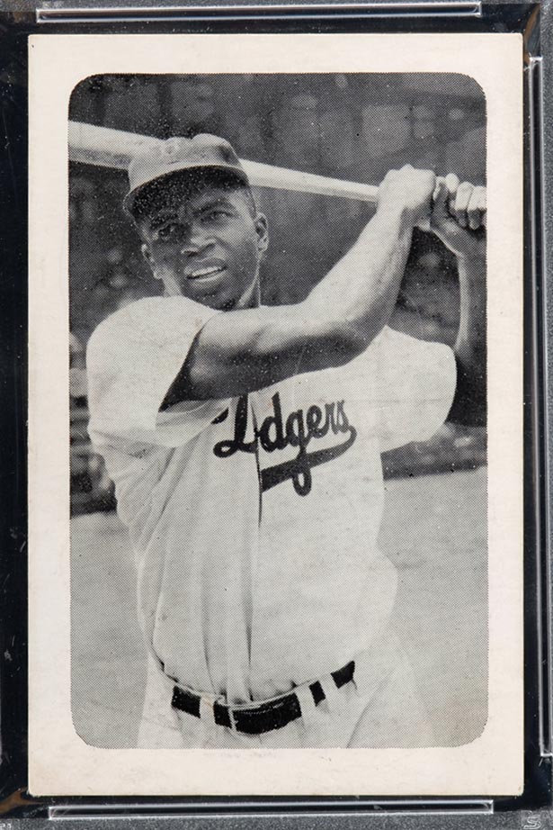 1947 Bond Bread Jackie Robinson Batting, No Sleeves