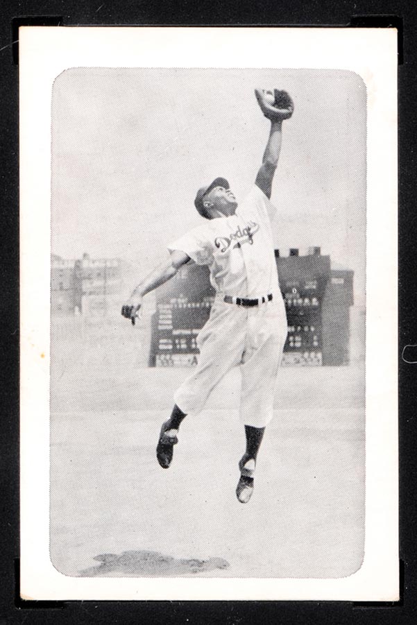 1947 Bond Bread Jackie Robinson Fielding, Ball in Glove