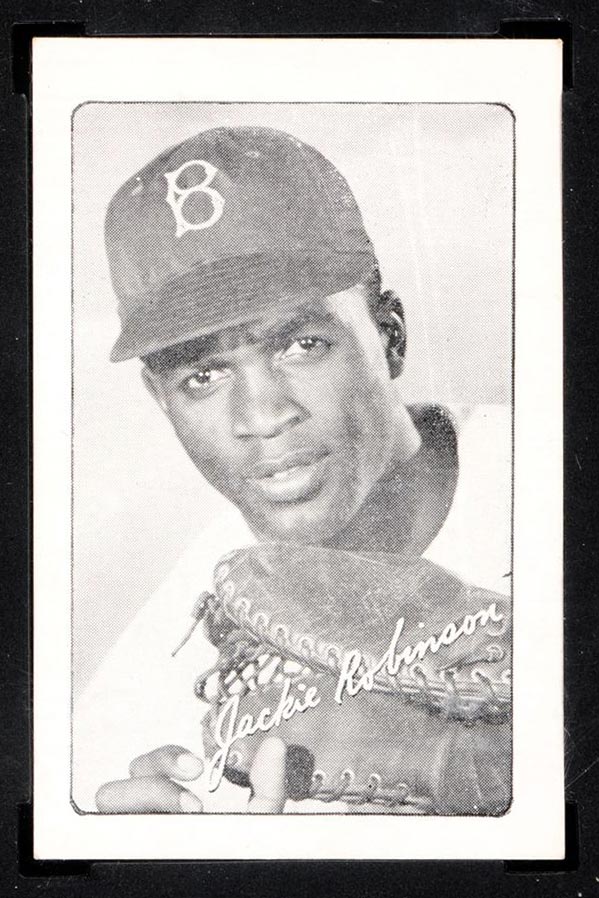 1947 Bond Bread Jackie Robinson Portrait, Facsimile Autograph