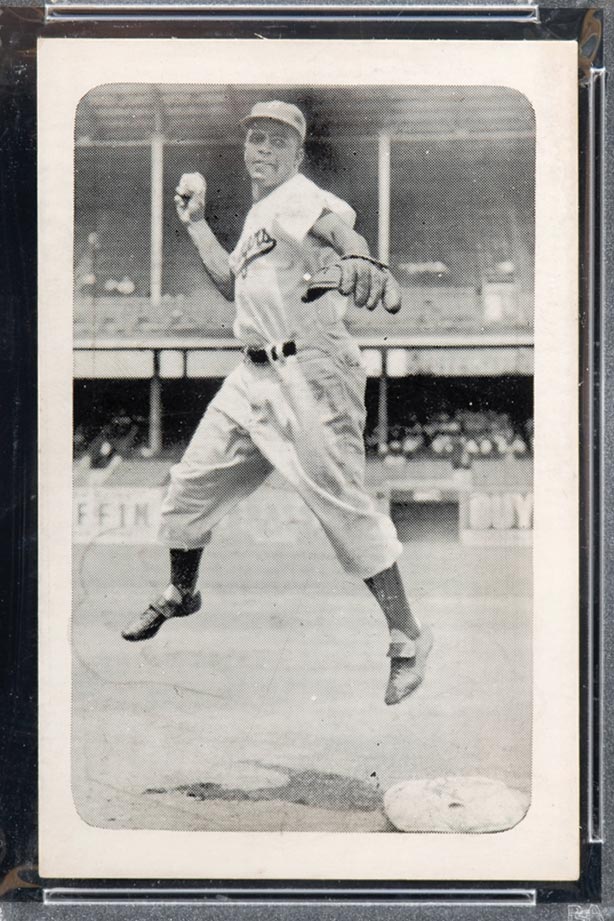 1947 Bond Bread Jackie Robinson Throwing