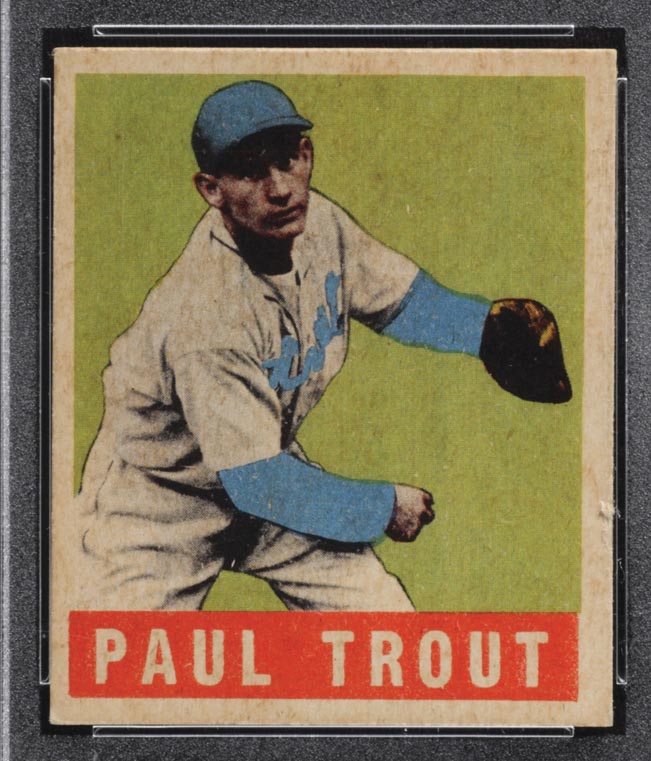 1948-1949 Leaf #10 Paul “Dizzy” Trout Detroit Tigers - Front