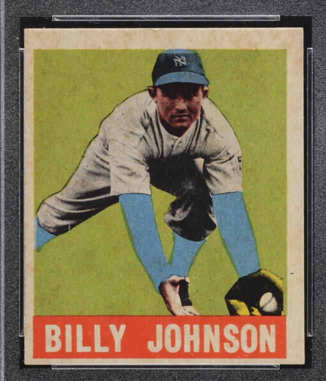 1948-1949 Leaf #14 Billy Johnson New York Yankees - Front