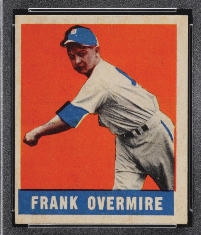 1948-1949 Leaf #17 Frank Overmire Detroit Tigers - Front