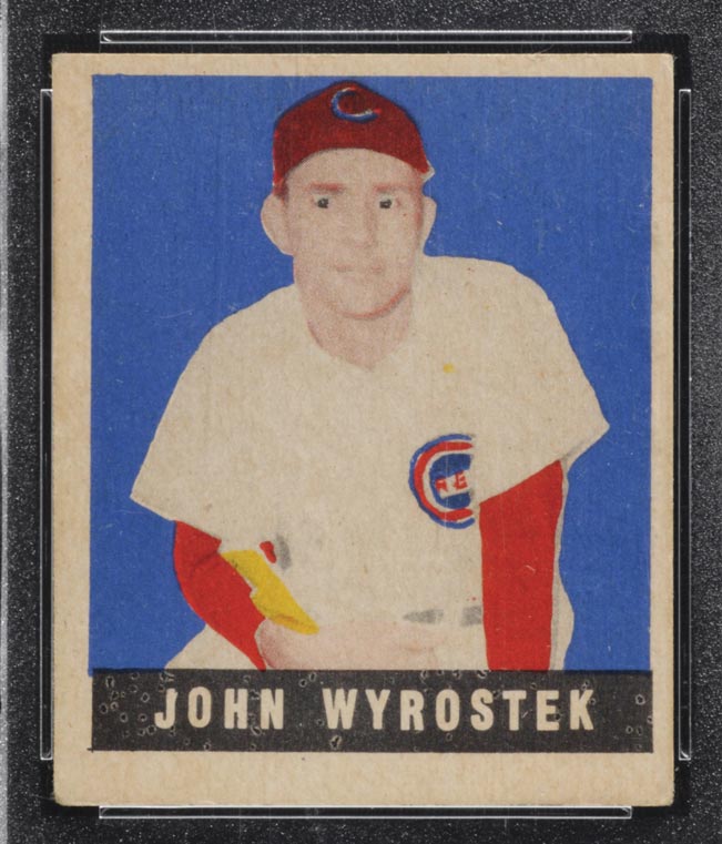 1948-1949 Leaf #19 John Wyrostek Cincinnati Reds - Front