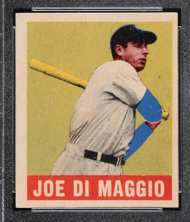 1948-1949 Leaf #1 Joe DiMaggio New York Yankees - Front