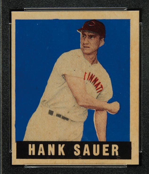 1948-1949 Leaf #20 Hank Sauer Cincinnati Reds - Front