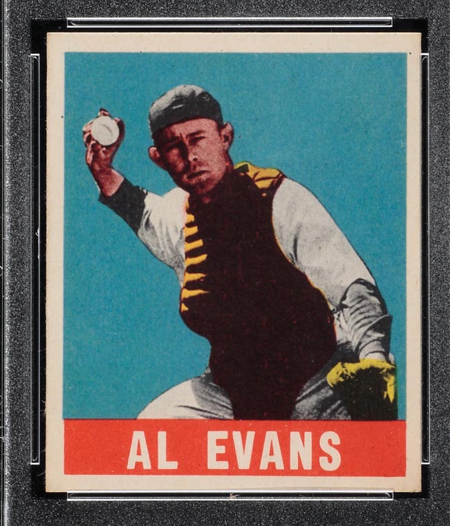 1948-1949 Leaf #22 Al Evans Washington Senators - Front