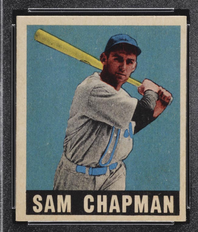 1948-1949 Leaf #26 Sam Chapman Philadelphia Athletics - Front