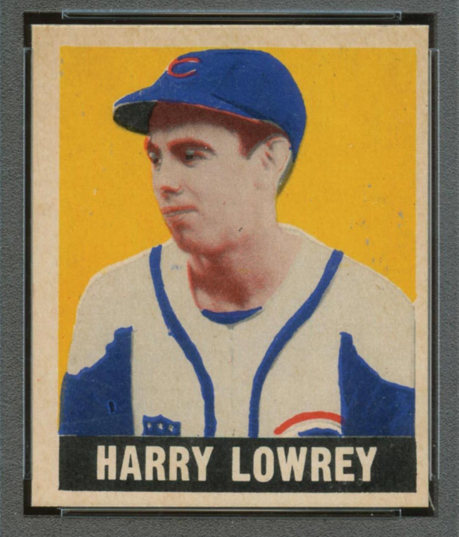1948-1949 Leaf #33 Harry Lowrey Chicago Cubs - Front