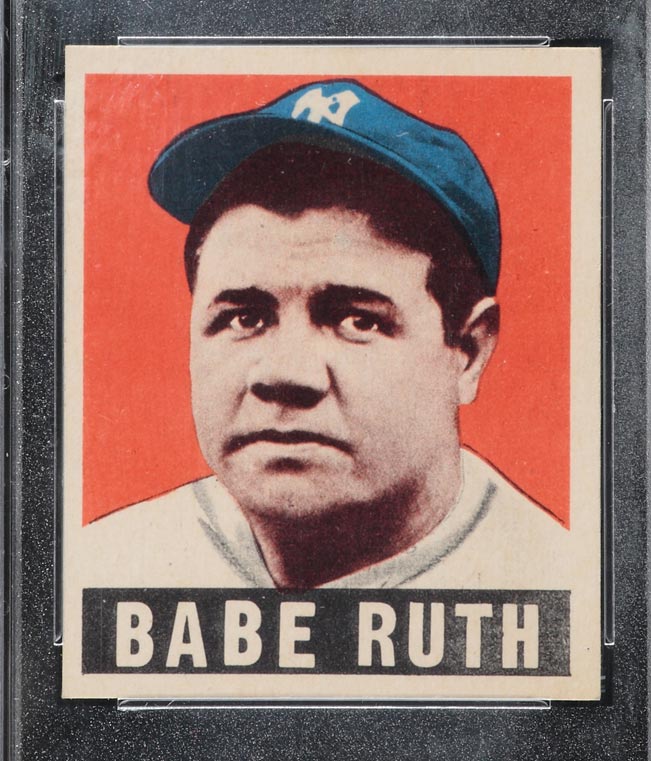 1948-1949 Leaf #3 Babe Ruth New York Yankees - Front