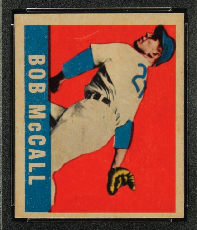 1948-1949 Leaf #57 Bob McCall Chicago Cubs - Front