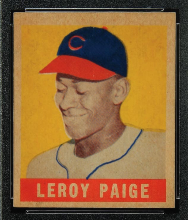 1948-1949 Leaf #8 Satchel Paige Cleveland Indians - Front