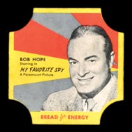 1950-1951 D290-12 Bread for Energy Bob Hope Actor, My Favorite Spy