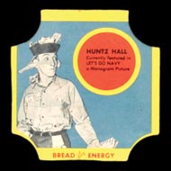 1950-1951 D290-12 Bread for Energy Huntz Hall Actor, Let's Go Navy!