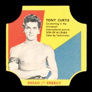 1950-1951 D290-12 Bread for Energy Tony Curtis Actor, Son of Ali Baba