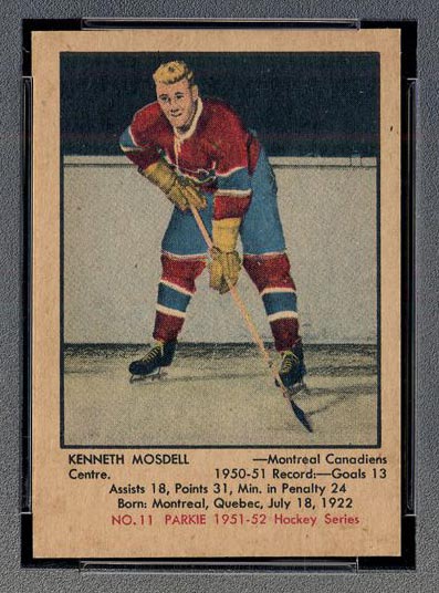 1951-1952 Parkhurst #11 Ken Mosdell Montreal Canadiens