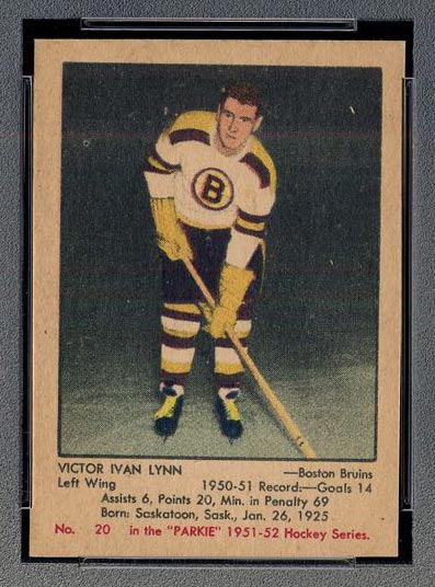1951-1952 Parkhurst #20 Victor Ivan Lynn Boston Bruins
