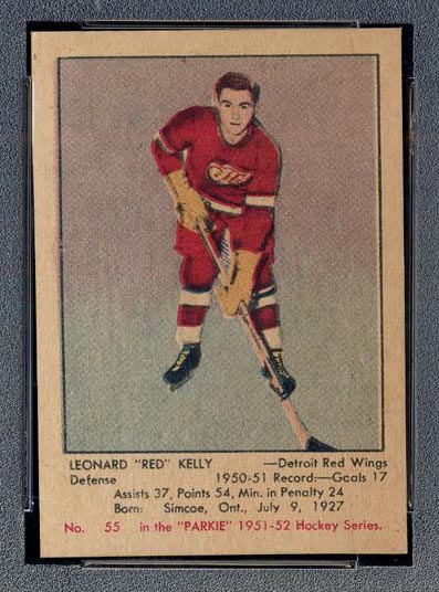 1951-1952 Parkhurst #55 Red Kelly Detroit Red Wings