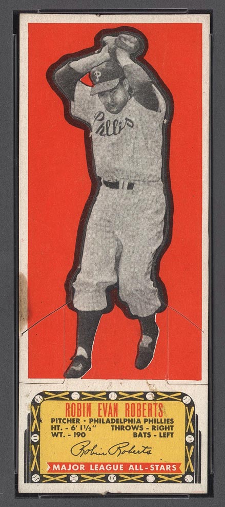 1951 Topps Major League All-Stars Robin Roberts Philadelphia Phillies - Front
