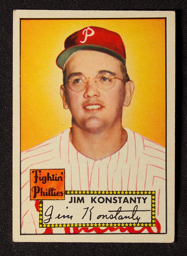 1952 Topps #108 Jim Konstanty Philadelphia Phillies - Front