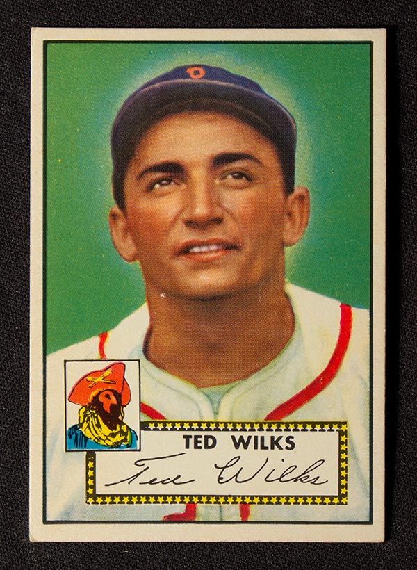 1952 Topps #109 Ted Wilks Pittsburgh Pirates - Front