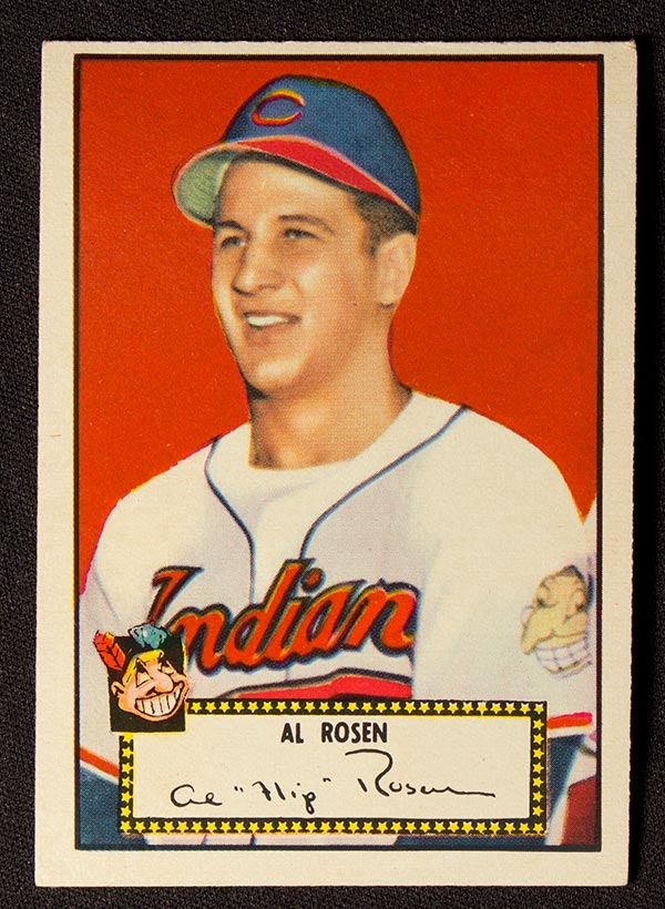 1952 Topps #10 Al Rosen Cleveland Indians - Front