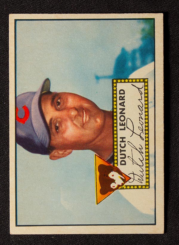 1952 Topps #110 Dutch Leonard Chicago Cubs - Front