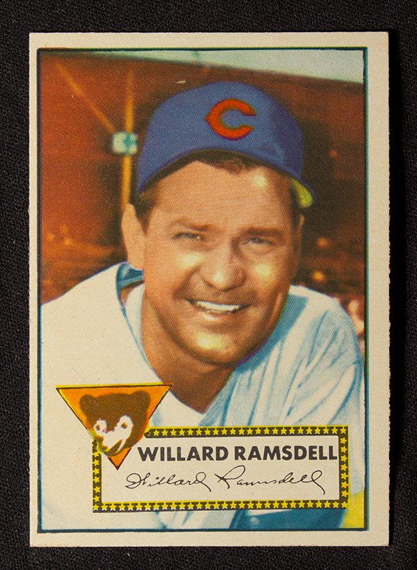 1952 Topps #114 Willard Ramsdell Chicago Cubs - Front