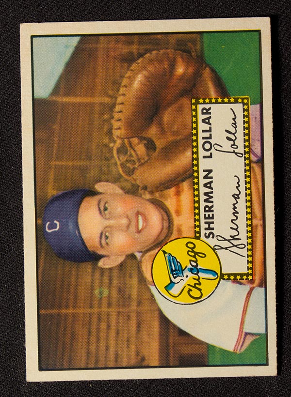 1952 Topps #117 Sherman Lollar Chicago White Sox - Front