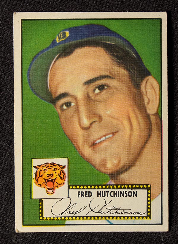 1952 Topps #126 Fred Hutchinson Detroit Tigers - Front