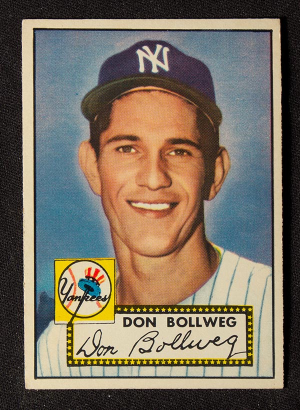 1952 Topps #128 Don Bollweg New York Yankees - Front