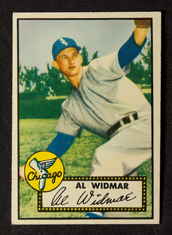 1952 Topps #133 Al Widmar Chicago White Sox - Front