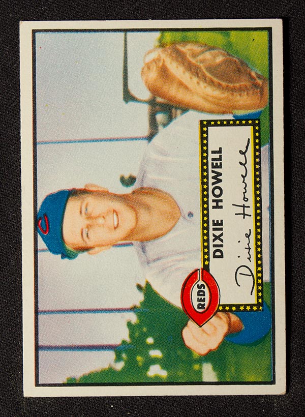 1952 Topps #135 Dixie Howell Cincinnati Reds - Front