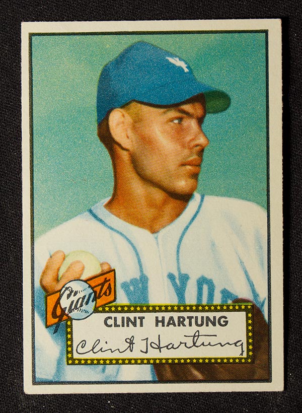 1952 Topps #141 Clint Hartung New York Giants - Front