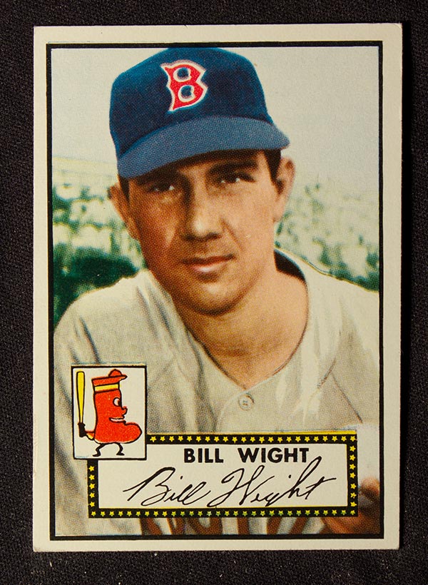 1952 Topps #177 Bill Wight Boston Red Sox - Front