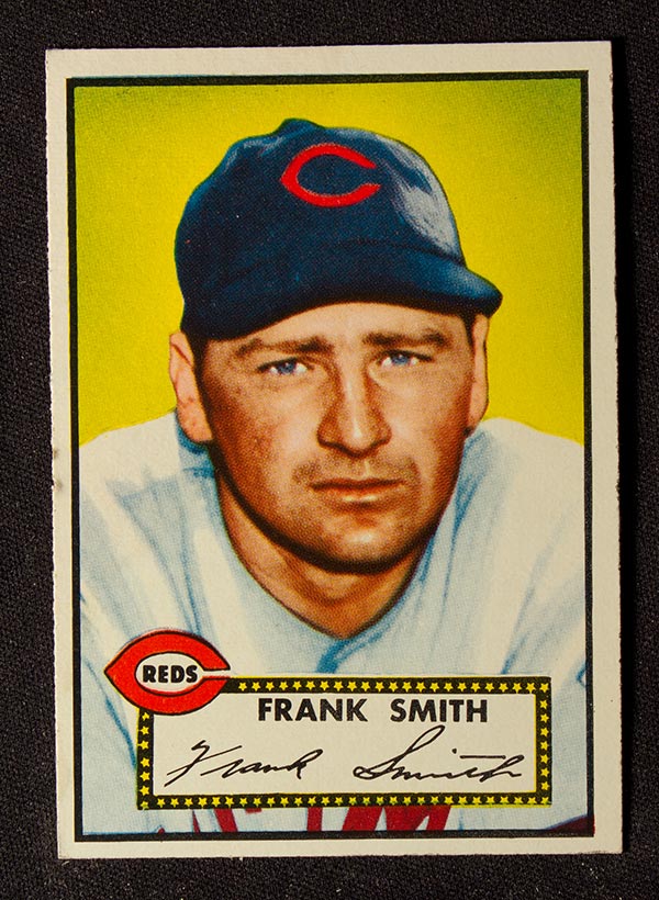 1952 Topps #179 Frank Smith Cincinnati Reds - Front