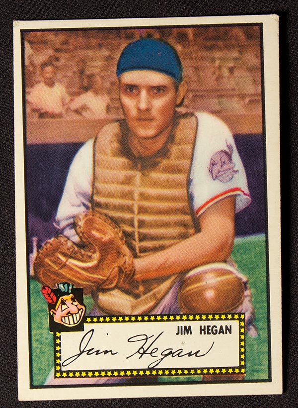 1952 Topps #17 Jim Hegan Cleveland Indians - Front