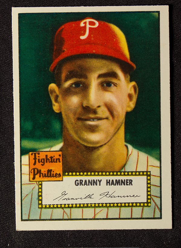 1952 Topps #221 Granny Hamner Philadelphia Phillies - Front