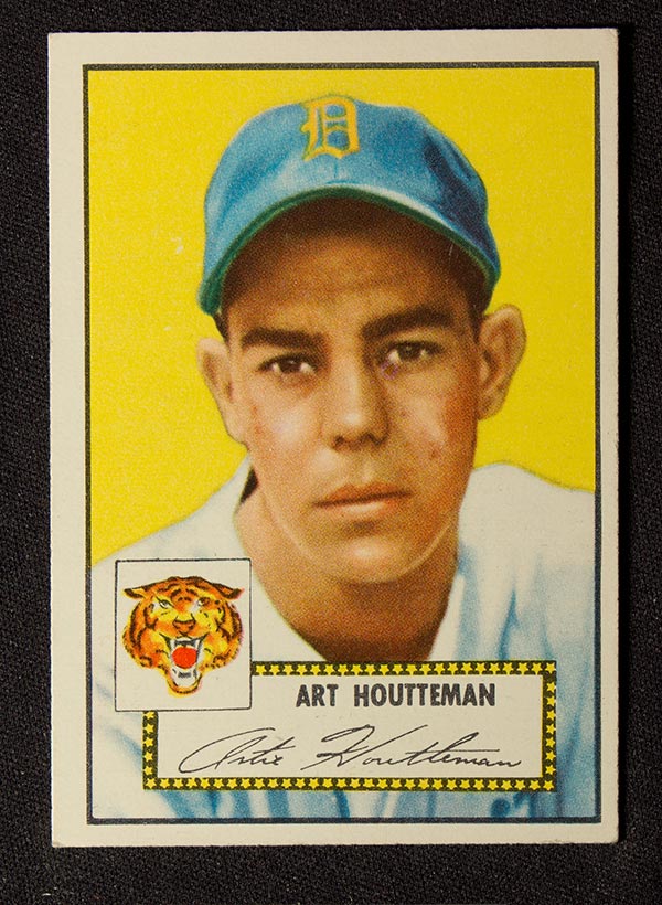 1952 Topps #238 Art Houtteman Detroit Tigers - Front