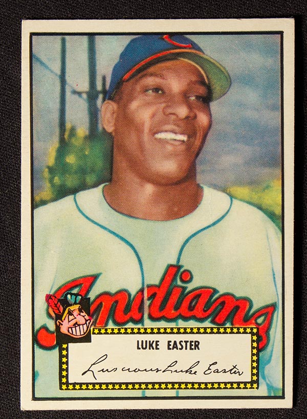 1952 Topps #24 Luke Easter Cleveland Indians - Front