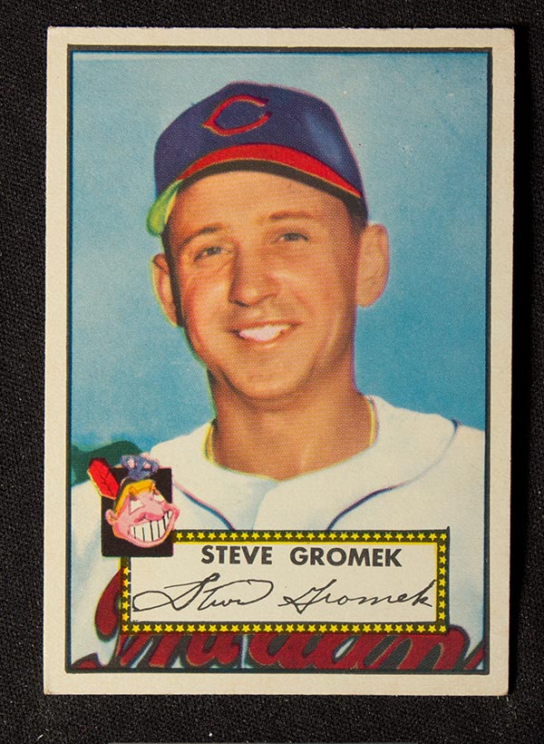 1952 Topps #258 Steve Gromek Cleveland Indians - Front
