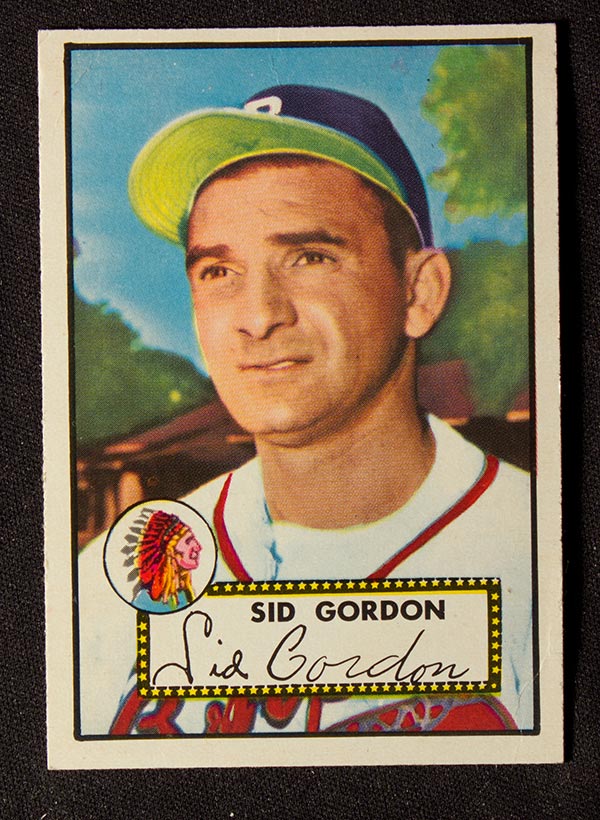 1952 Topps #267 Sid Gordon Boston Braves - Front