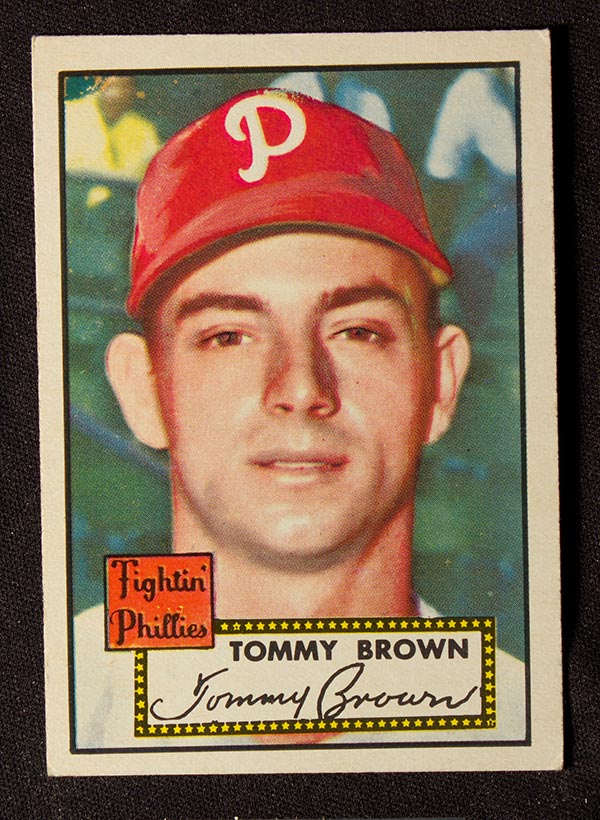 1952 Topps #281 Tommy Brown Philadelphia Phillies - Front