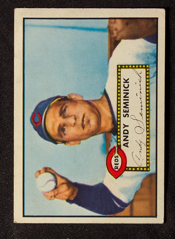 1952 Topps #297 Andy Seminick Cincinnati Reds - Front